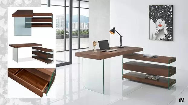 Стол письменный iModern Attica, орех