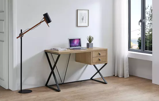 Стол письменный iModern Brendan, дерево/черный