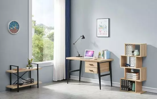 Стол письменный iModern Consul, дуб/черный