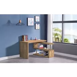 Стол письменный Creator, орех/хром