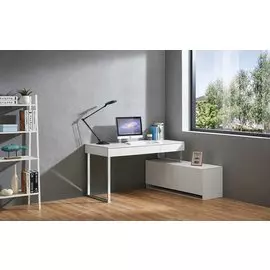 Стол письменный iModern Dresden, белый/хром