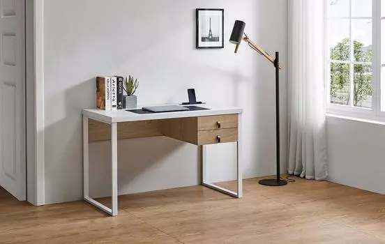 Стол письменный iModern Jacklyn, орех/белый