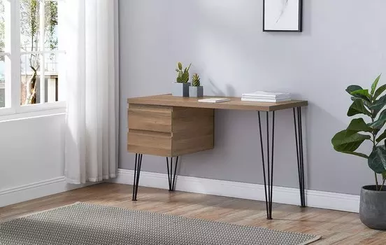 Стол письменный iModern Novum, орех/черный