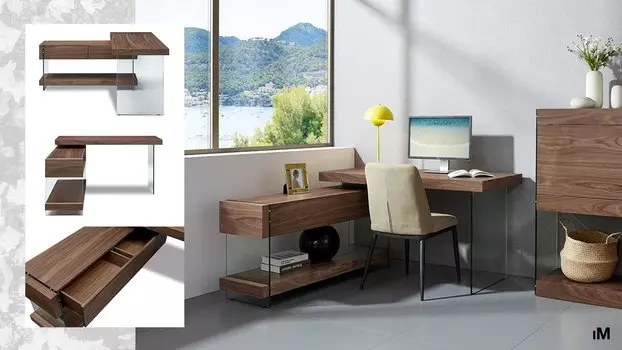 Стол письменный iModern Orion, орех