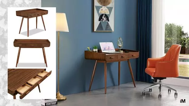 Стол письменный iModern Oxford, орех