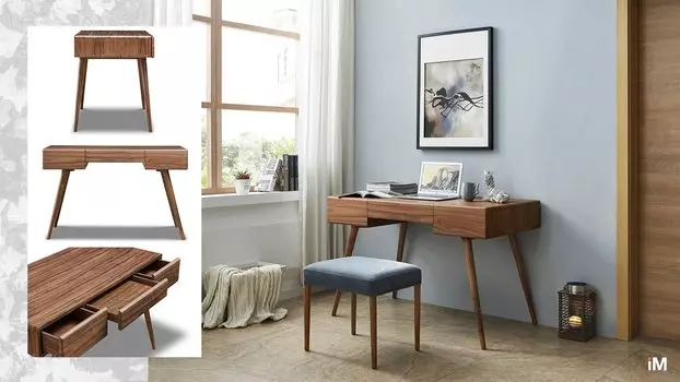 Стол письменный iModern Preppy, орех