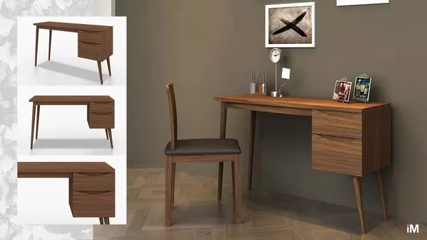 Стол письменный Sail, орех