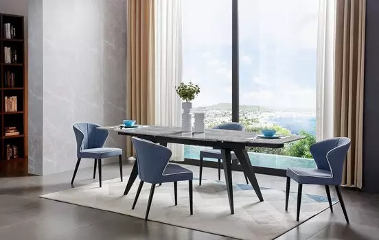 Стол iModern Ramses + 4 стула Isolda