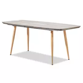 Стол раскладной Anna 140-180, дымчатый