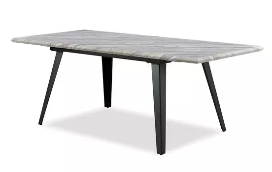 Стол раскладной iModern Ofelia 160-200, серый мраморный рисунок