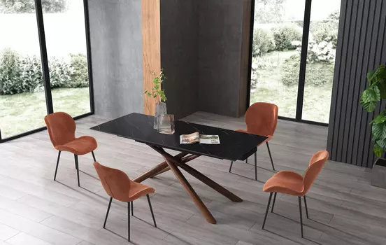 Стол iModern Ravenna + 4 стула Frank