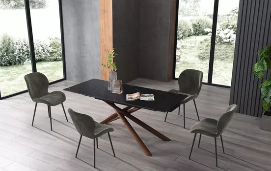 Стол iModern Ravenna + 4 стула Frank