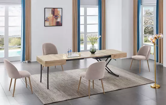 Стол iModern Reynold + 4 стула Angela