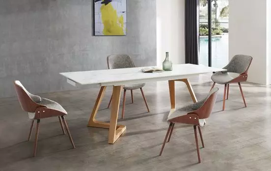 Стол iModern Sorrento + 4 стула Kiss