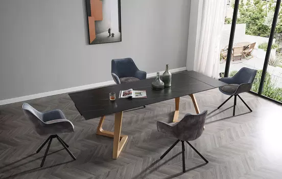 Стол iModern Sorrento + 4 стула Stefani