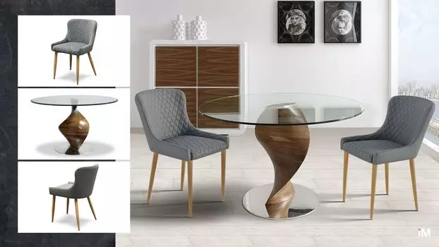 Стол iModern Soul + 2 стула Whitney