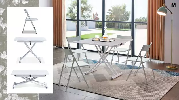 Стол-трансформер iModern Bethany, белый