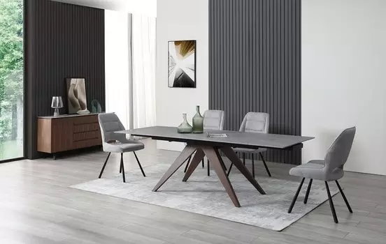 Стол iModern Valencia + 4 стула Silvy