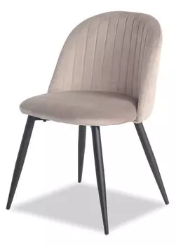 Стул Angela, капучино/черный