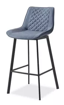 Стул барный Tracy (75), синий/черный