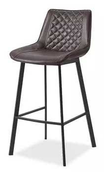 Стул барный Tracy (75), темно-коричневый/черный