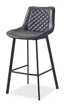 Стул барный Tracy (75), темно-серый/черный
