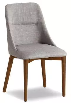 Стул Elwin, серый/орех