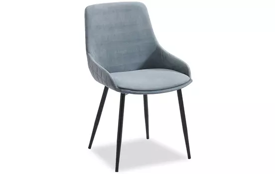 Стул iModern Gerti, серо-голубой/черный