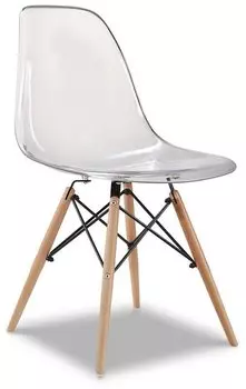 Стул Glossy (в стиле Eames), прозрачный