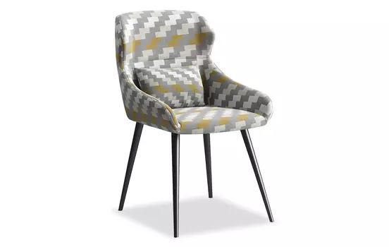 Стул iModern Mary, серый/горчичный