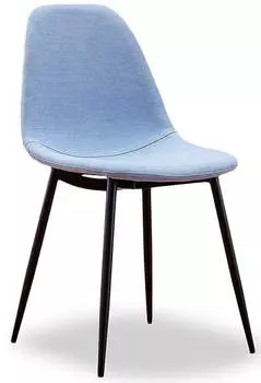 Стул Jackson, голубой/черный
