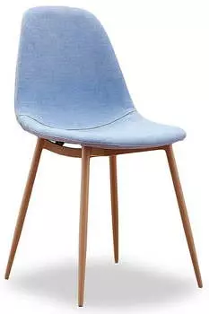Стул Jackson, голубой/дерево