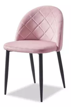 Стул Jill, розовый/черный