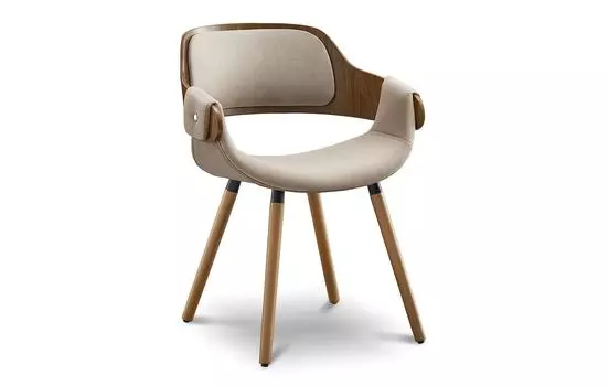 Стул iModern Jody, бежевый/орех