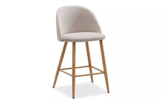 Стул полубарный iModern Matt, бежевый/дерево