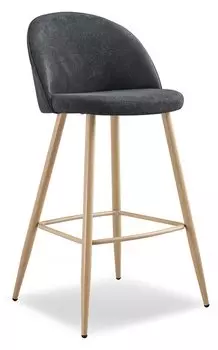 Стул полубарный Sally (60), графит/дерево