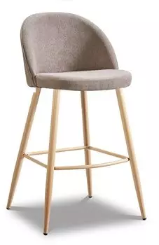 Стул полубарный Sally (60), темно-бежевый/дерево