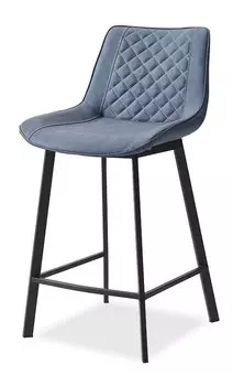 Стул полубарный Trix (65), синий/черный