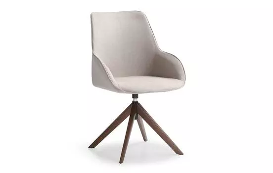 Стул iModern Sheryl, бежевый/орех