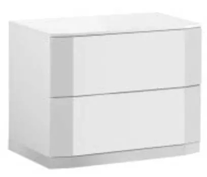 Тумба прикроватная Aragon (2 ящика), белый