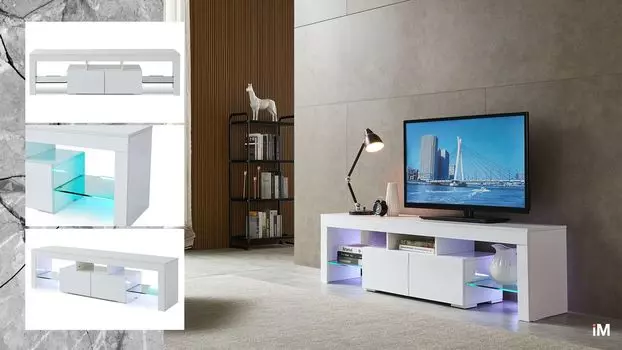 Тумба TV Charleen, белый