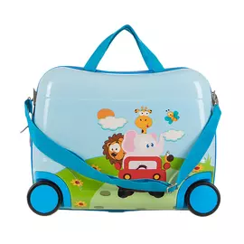 Чемодан на 4-х колесах Ecotope абс+поликарбонат