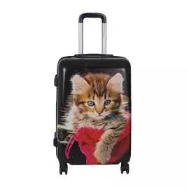 Чемодан на 4-х колесах Grott абс+поликарбонат