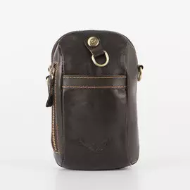 Сумка на пояс Poshete натуральная кожа