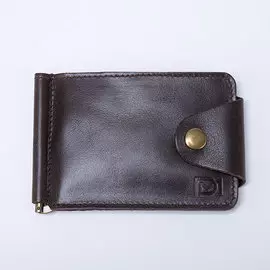 Зажим для денег D.Morelli натуральная кожа