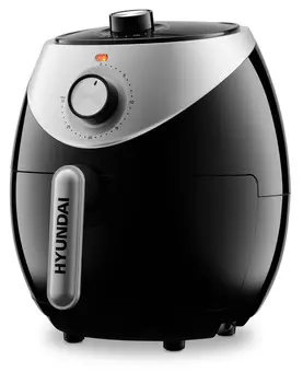 Аэрогриль Hyundai HYF-3456 черный/серебристый