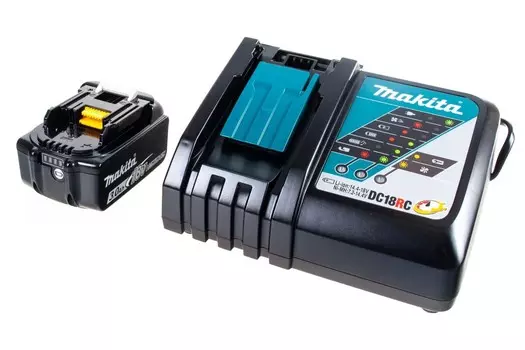 Аккумулятор Makita BL1830B 18В 3Ач Li-Ion (З/У в компл.) (191A25-2)