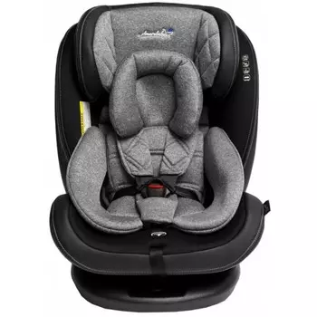 Автокресло AmaroBaby ST-3 Isofix класс D группа 0 /1/2/3 серый