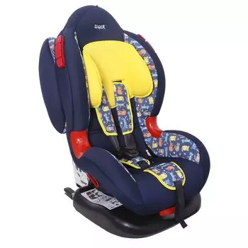 Автокресло Siger ART Кокон ISOFIX котики, 1-7 лет, 9-25 кг, группа 1/2 (KRES2046)