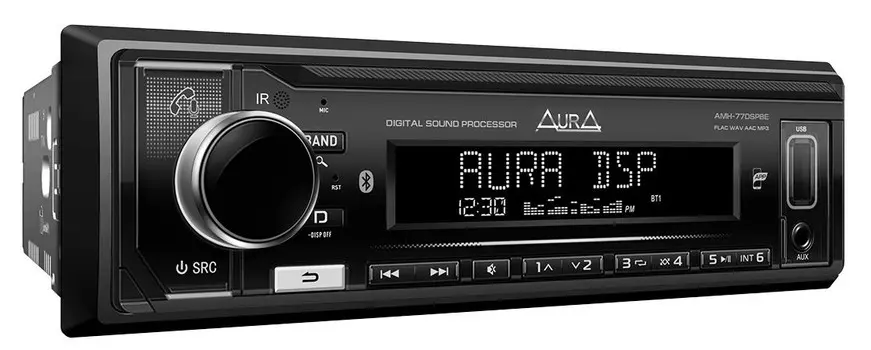 Автомагнитола Aura AMH-77DSP BLACK EDITION